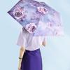 Mini Umbrella Oil Painting Folding Lightweight Men Women Rain Sun Protection