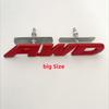 3D Metal Car AWD Front Grill Sticker Tail Emblem Badge Rear Decal Logo for Impreza 4X4 Off Road SUV 4WD