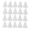 20Pcs Garden Cloche Frost Protection Transparent Rectangular Reusable Cloche Plant Bell Cover
