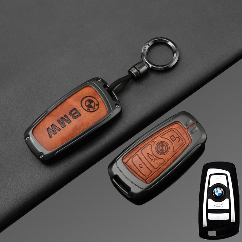 BRHE9 Fashion Zinc Alloy Car Key Case Cover Holder For BMW F30 F20 F10 F18 F22 F01 X3 X4 F06 F02 M3 M5 Protection Keychain Accessories