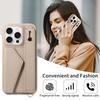 Кожаный чехол для телефона для IPhone16e 16promax 15plus 14promax 14plus 13promax13mini Ударопрочный Противоударный с подставкой и обложкой-кошельком