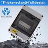 A34R HT Series Junction Box 5WAY PC IP65 Waterproof Distribution Box Outdoor Plastic Electrical Forcircuit Breaker Withlock