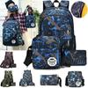 3Pcs/Set Large Camouflage Girls Boys Travel School Bag Backpack Rucksack Bag
