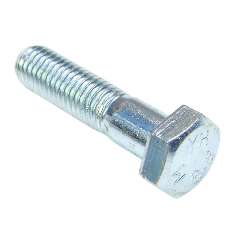 Hexagonal head screw, partial thread M12x50, class 8.8, DIN931, white galvanized