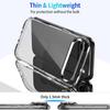 Drop Resistant Clear Protective Case for iPhone 17 Air 16 Plus 15 pro max, Anti-Yellowing Transparent Slim Design Raised Camera Screen Edge Bumper