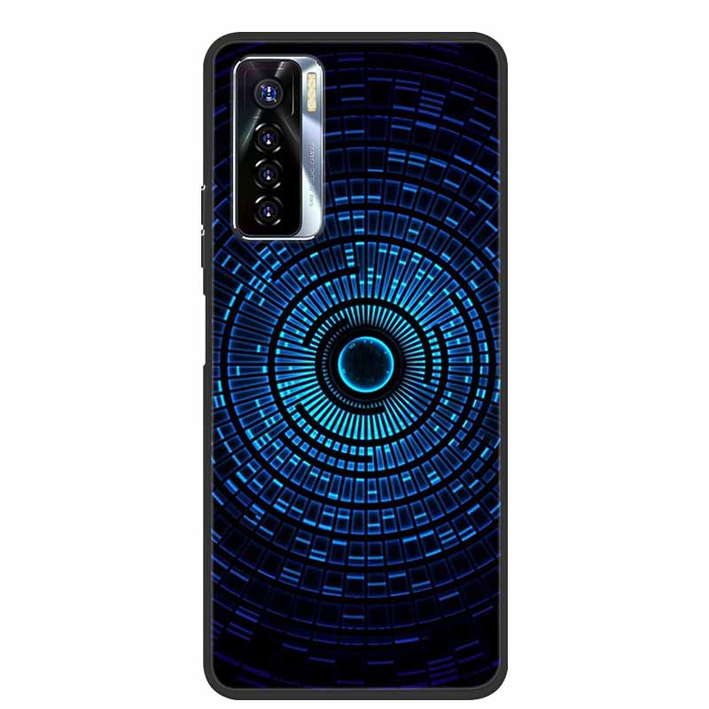 Для Tecno Camon 17 Pro Чехлы 17P 17 Мягкий ТПУ Силиконовый Чехол для Телефона для Tecno Camon 17P Задняя Крышка Бампер Fundas Camon17 CG7n Capa