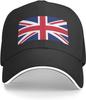 Великобритания Флаг Великобритании Snapback Кепка Смешная Кепка Регулируемая Бейсболка Унисекс Спортивная Кепка