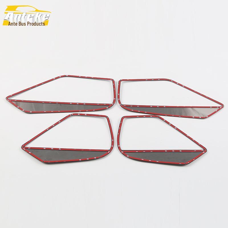 18 CC Audio Decorative Door Speaker Cover: Stainless Steel Ring Frame for Car Accessories