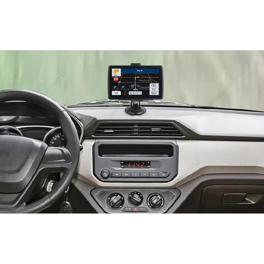 9-дюймовый сенсорный экран Автомобильная GPS-навигация Карта Европы GPS-навигатор Грузовик Козырек от солнца Sat Nav 256 МБ + 8 ГБ Карта GPS-навигаторы FM-радио