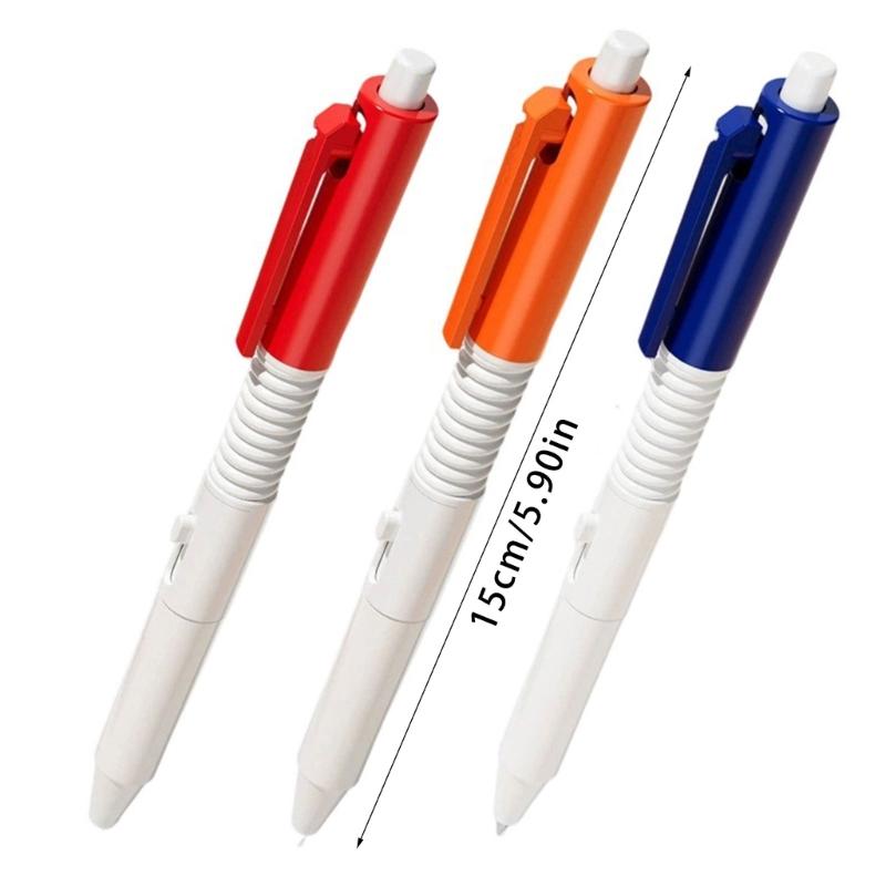 3/6/9pcs Black Ink Ballpoint Pen Squirting Toy Smooth Writing Pen Water Sprays Pen Writable Pen for School Office