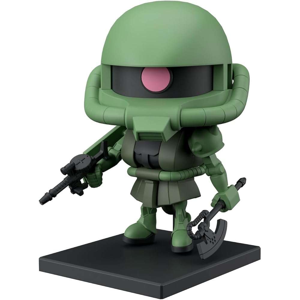 Bandai Spirits Gunpla-kun Zaku-kun и Char Zaku-kun Набор 1/1 Масштаб Пластиковая Модель с Цветовой Кодировкой