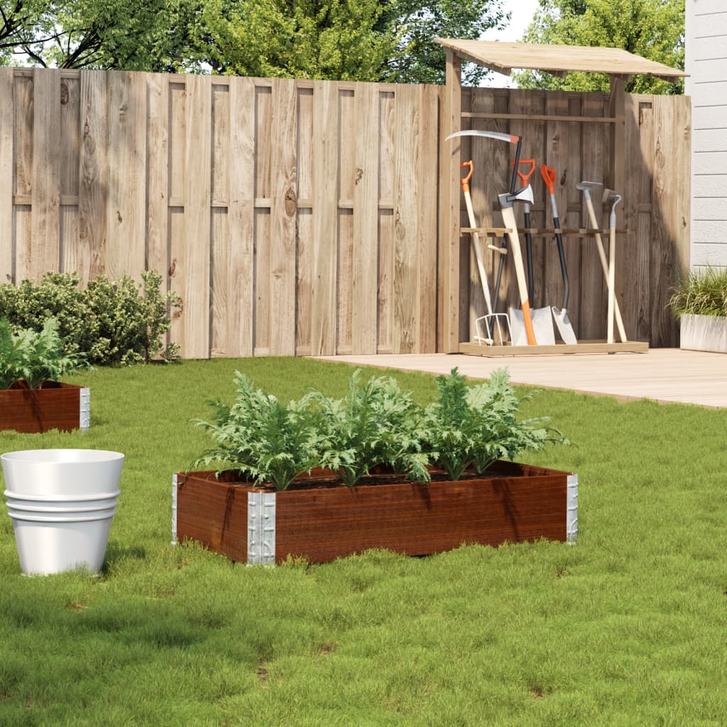 Plant Box Brown 100x50 cm Solid Pine Wood