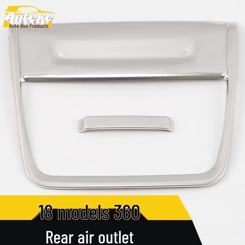 Stainless Steel Rear Air Outlet Trim for 18 Models