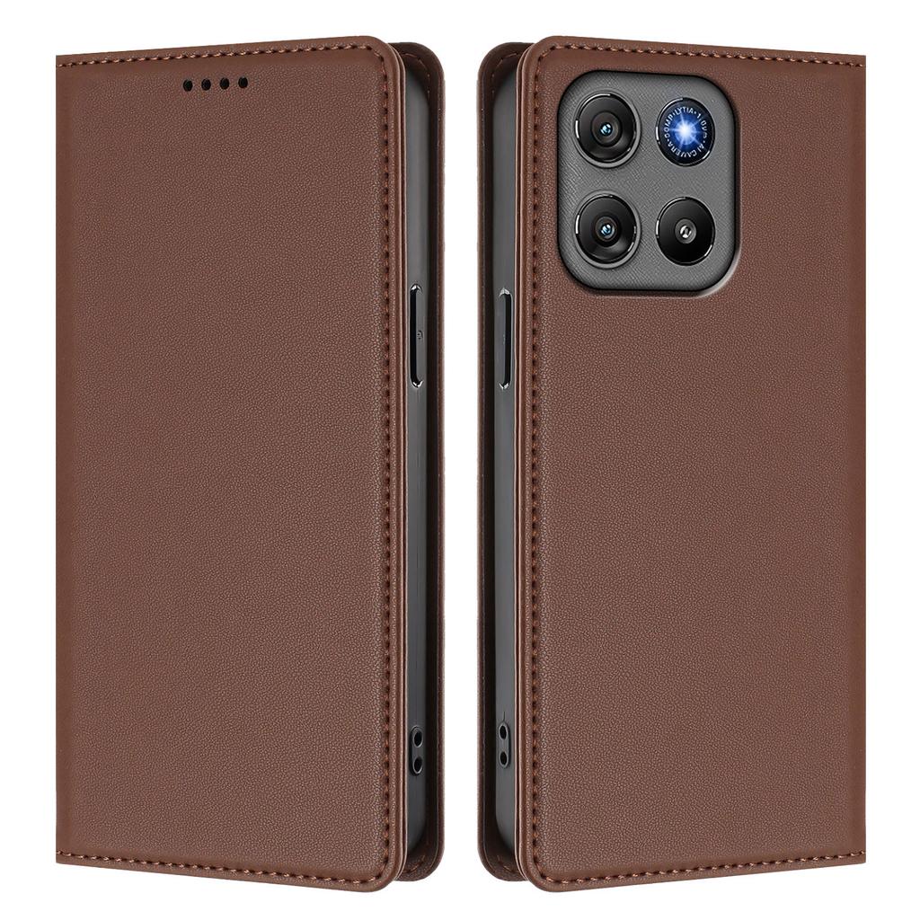 For Motorola Moto G67 Power 5G Leather Wallet Case Magnetic Closure RFID Blocking Phone Cover