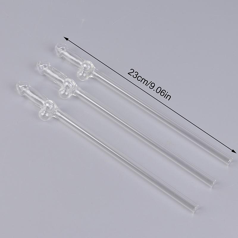 Забавная стеклянная трубочка креативные соломинки из боросиликатного стекла термостойкие многоразовые трубочки кухонный инвентарь принадлежности для вечеринок