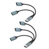USB-удлинитель 2/3 порта с быстрой передачей данных 480 Мбит/с и зарядкой 1,5 А для ПК, ноутбука, принтера, мыши