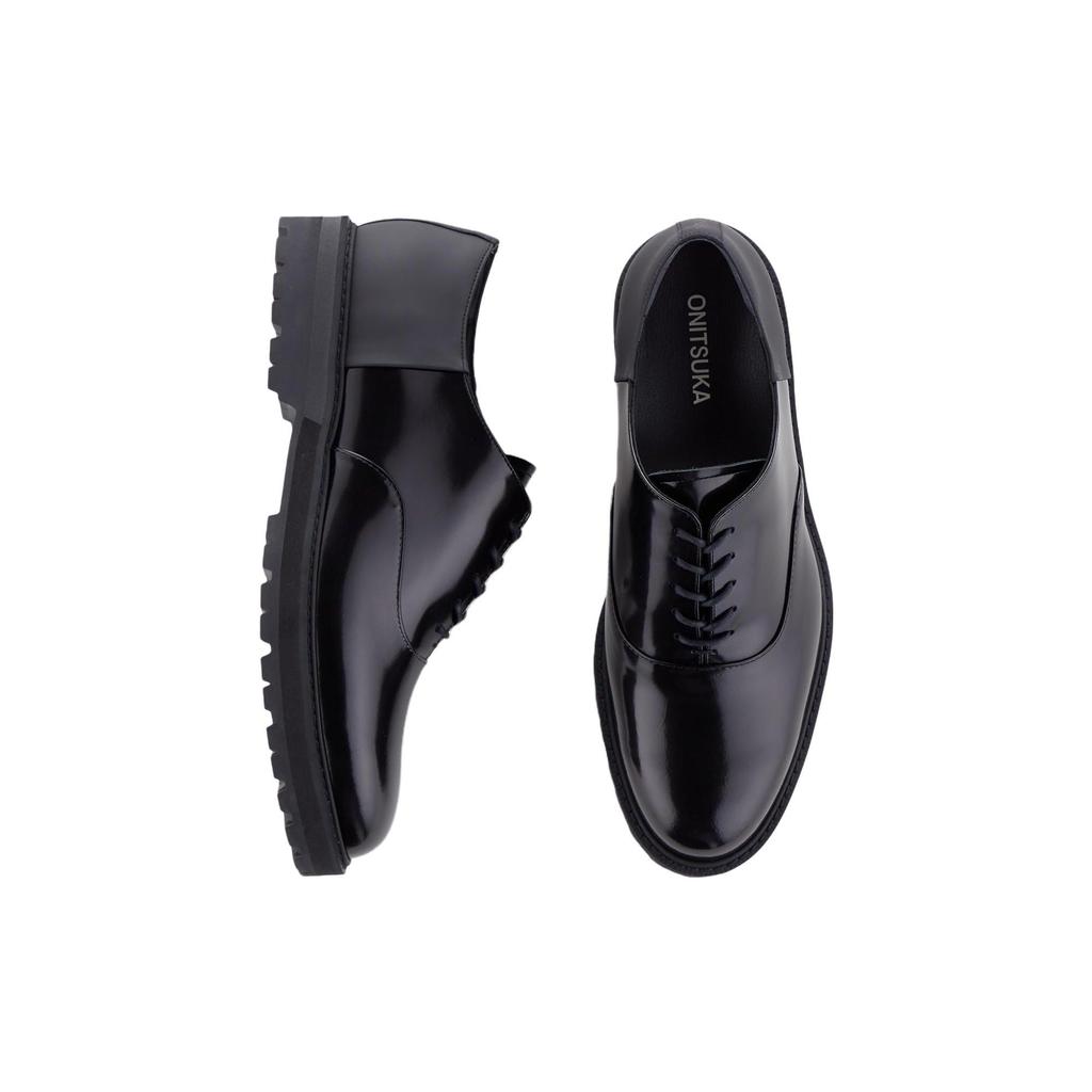 ONITSUKA TIGER The Onitsuka Series Oxford Leather Fashion Shock Absorbing Non-Slip Wear-Resistant Low-Top Casual Shoes Men Sneaker Black 1181A172-002