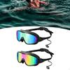 2x Swimming Goggles Swim Clear Vision Comfortable Professional with Ear Plug Leakproof for