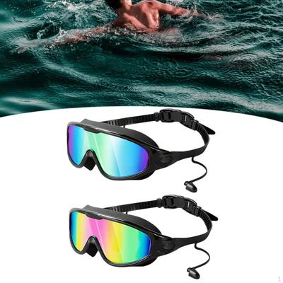 2x Очки для плавания Swim Clear Vision Comfortable Professional с берушами, герметичные для