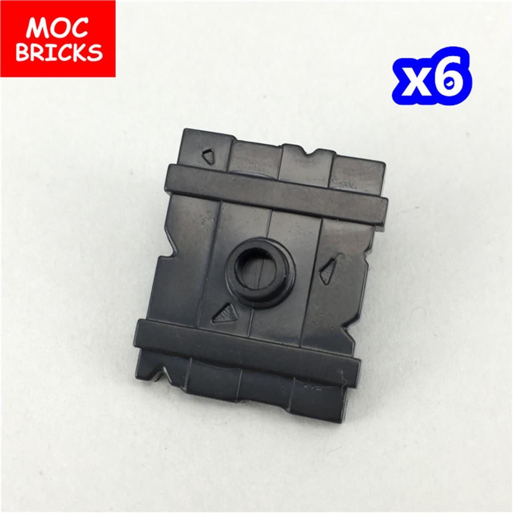 Нетоксичные Moc Кирпичи Черный Меч Щит Копье Алебарда Шлем Средневековые Рыцари Рим Фигурка Действия Образовательные Строительные Блоки Подарки