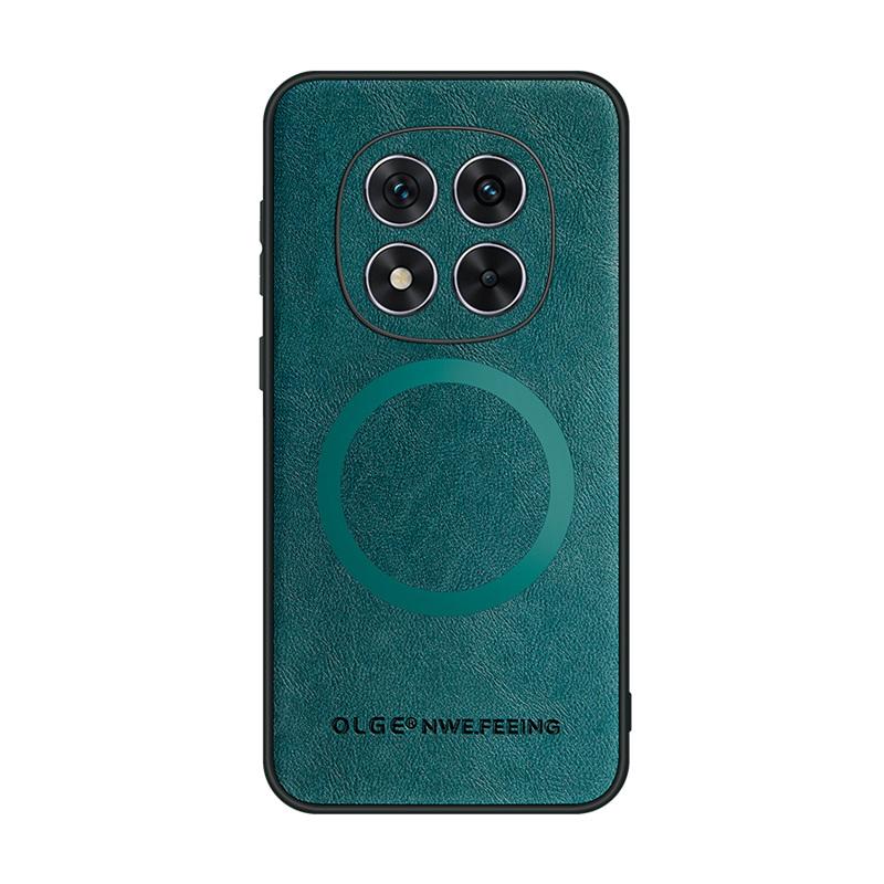 Magnetic Wireless Charge Leather Phone Case for Xiaomi Redmi Note 14 13 Pro+ 11SE / 12 11 10 Pro / Poco M6 Pro Soft Bumper Cover