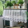 Двухслойная высококачественная вышитая кухонная штора-блэкаут для кафе
