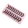 5/10 Pairs Fluffy Handmade Russian Volume 3D Mink Colorful DD Curl Mix Style False Eyelashes