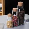 Стеклянная банка для хранения Герметичная банка с пробкой Бытовая кухонная банка для хранения зерна, кофейных зерен Банка для хранения молочных бутылок