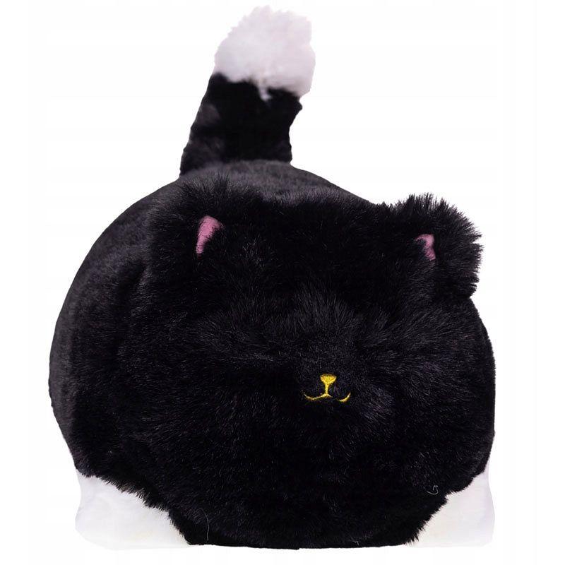 Interactive Black Kitten Mascot HUGGY LUV