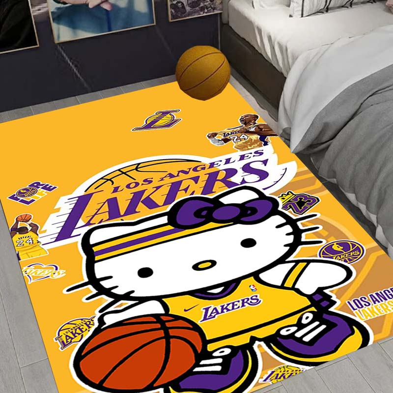 3D basketball rug, suitable for home decoration such as living room, bedroom, sofa, doormat, and children's room anti-slip mat.