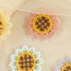 Computer Embroidery Label Lace Sunflower Cloth Label Clothing Accessories Hand Account Diy Accessories Badge Accessories Embroidery Cloth Sticker