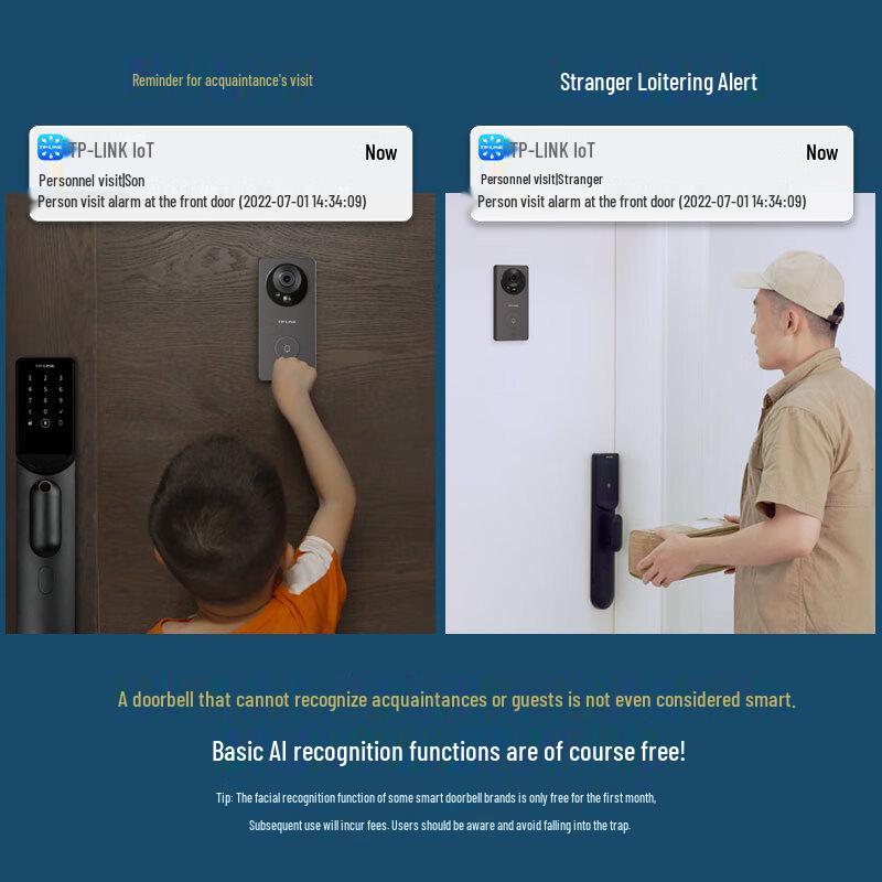TP-LINK Smart Dual-Camera Visual Doorbell (CN version)