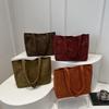 Winter Autumn and Winter Models, Large-capacity Commuting Tote Bag, Women's 2025 New Corduroy Shoulder Armpit Bag