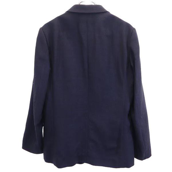 ISSEY MIYAKE Wool Linen Blend Tailored Jacket 1 Navy Made In Japan Men's Used