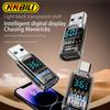 Адаптер NNBILI USB 3.2 с цифровым дисплеем 10 Гбит/с USB-папа на USB-мама Конвертер Быстрая зарядка Передача данных USB-адаптер для ПК