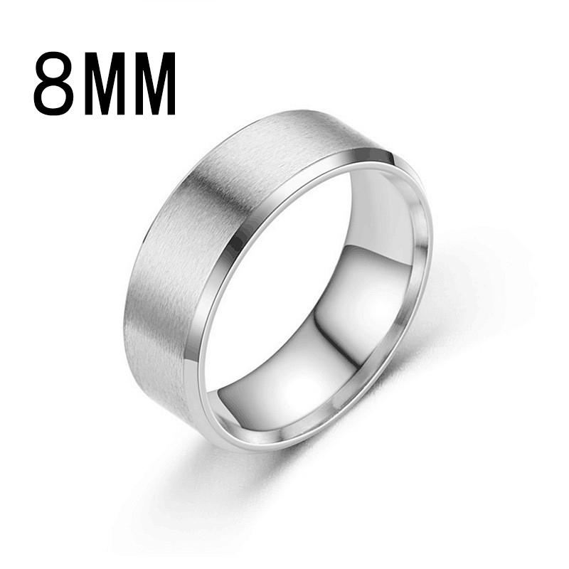 Кольца из нержавеющей стали для мужчин, пара вольфрамовых обручальных колец, черный/серебристый/золотой/светло-черный/коричневый с матовой отделкой, удобная посадка