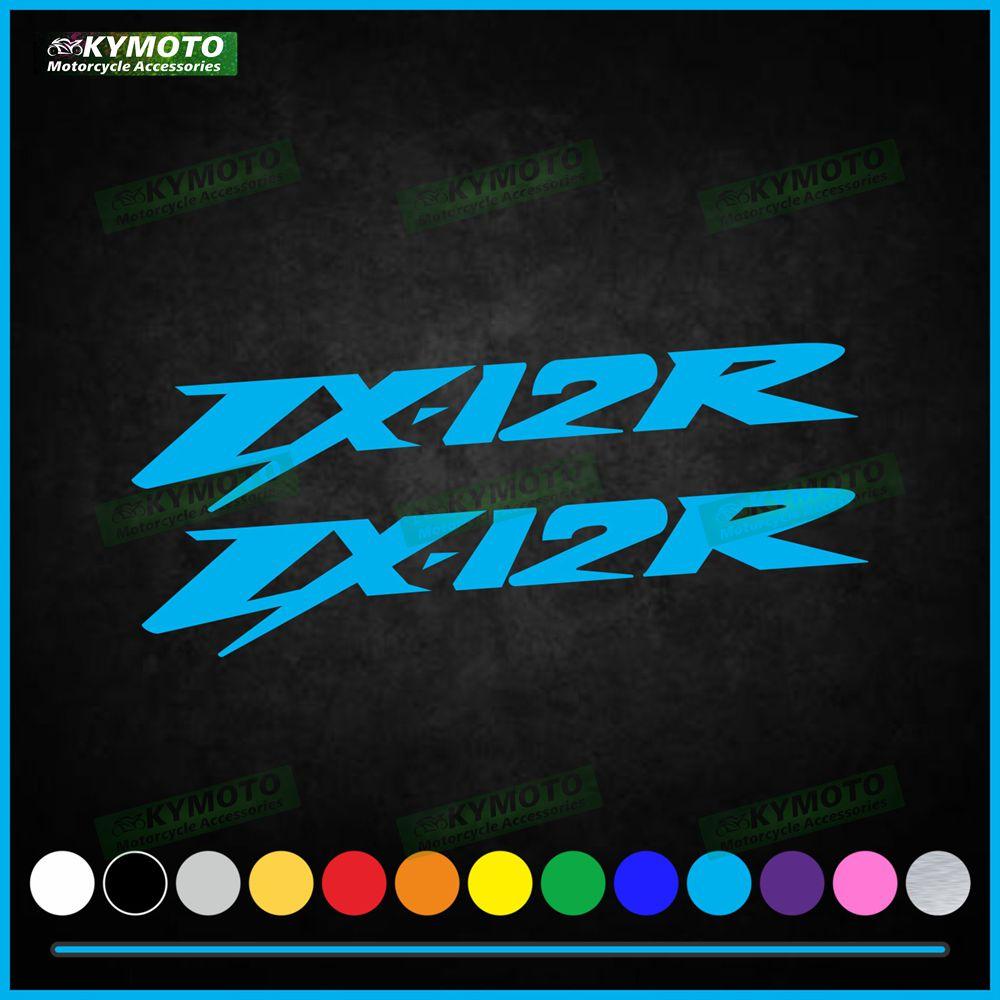 For ZX-12R ZX12R racing motorcycle accessories decals fairing decoration helmet fuel tank engine logo reflective sticker