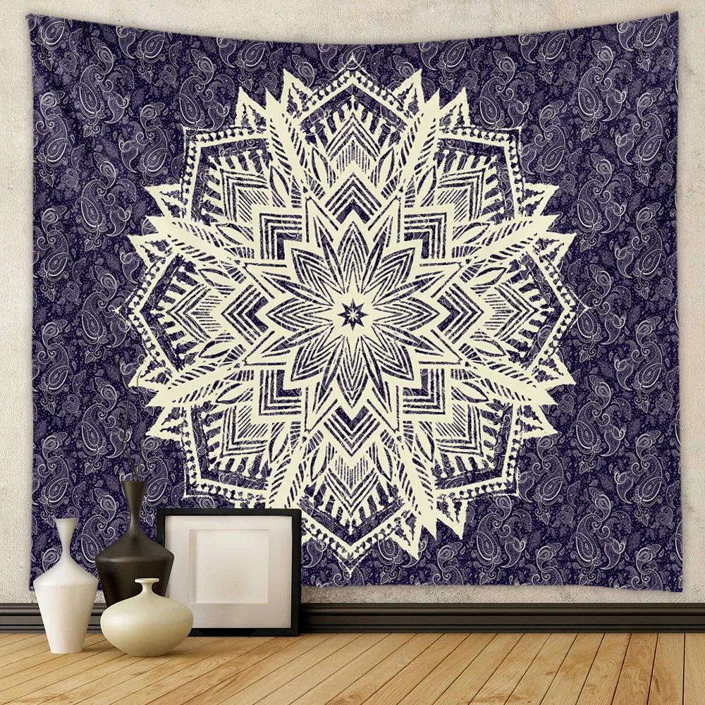 VIKAMA Bohemian Mandala Tapestry Wall Hanging Home Decor for Living Room Bedroom Entryway Backdrop
