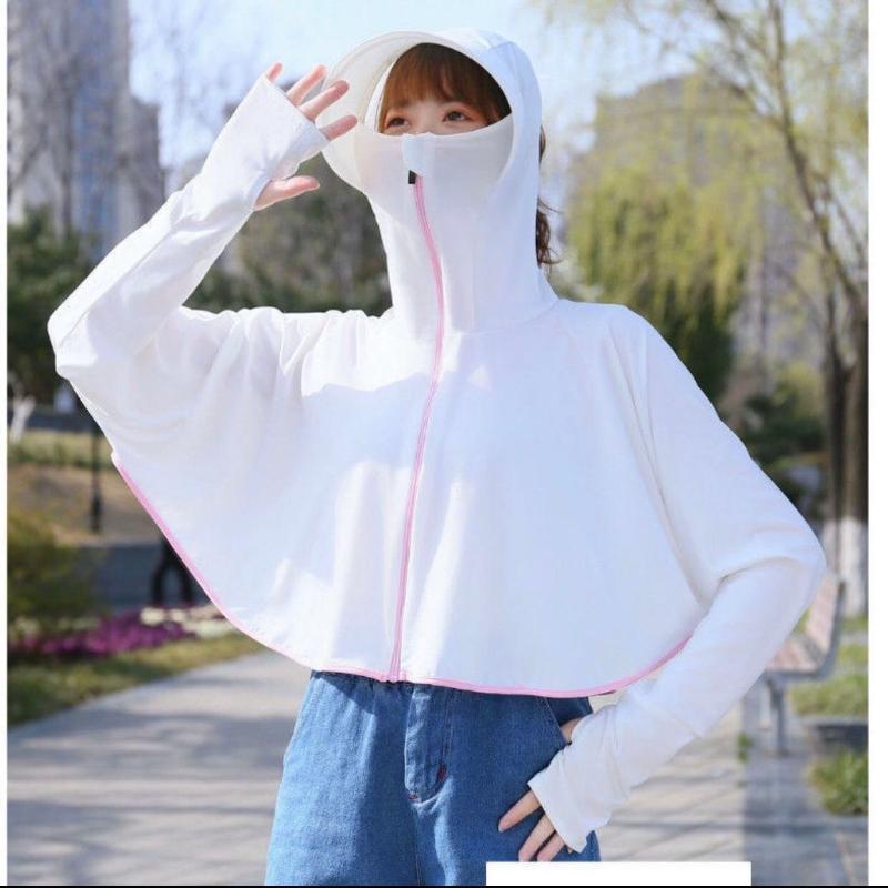 Summer Sun Protection Clothing for Women Cycling Anti-UV Outdoor Cardigan Thin Breathable Jacket