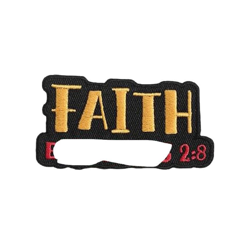 Encouraging Quotes Embroidery Cloth Sticker Inspirational Words Patch Sticker Computer Embroidery Label English Alphabet Embroidery Chapter Sticker Ir