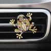 Лягушка диффузор для духов освежитель воздуха зажим для автомобильного дефлектора зажим для духов сплав материал украшение салона автомобиля для автомобильных принадлежностей