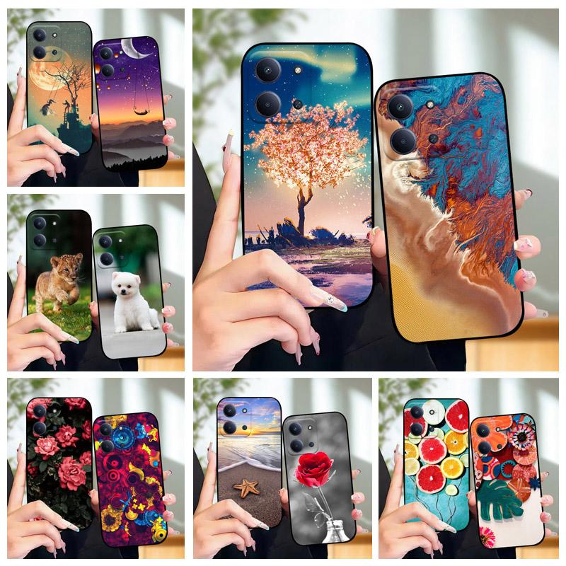 Для Xiaomi Poco C85 4G Чехол Стильный Ударопрочный Мягкий Силикон ТПУ Чехлы Для Телефона Для Poco C 85 POCOC85 171мм Чехол Fundas Coque