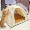 Foldable Dog House Detachable Cooling Dog Cave Cat Bed Portable Pet Tent  Camping Use