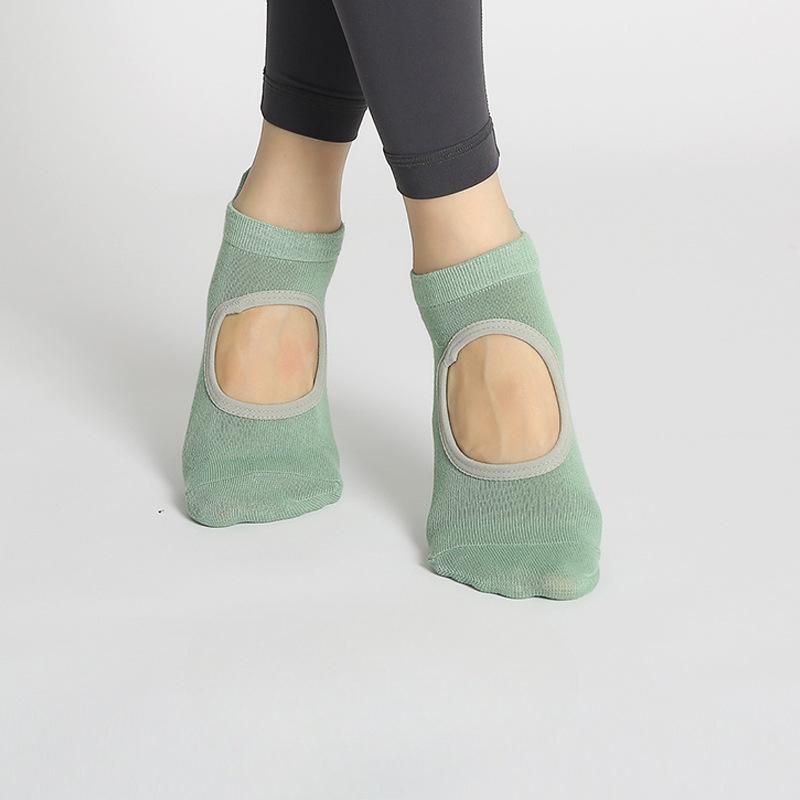 Women Spring and Summer Yoga Dance Sports Fitness Pilates Silicone Non Slip Socks