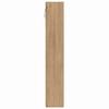 Artisan Oak Display Cabinet with Shelf 100 x 8.5 x 50 cm Engineered Wood