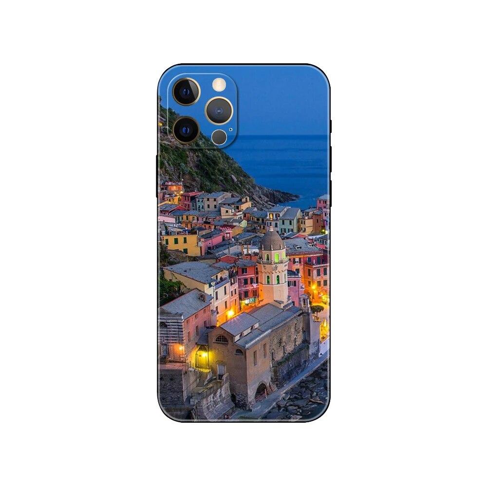 Чехол для телефона с пейзажем для iPhone Samsung Galaxy Redmi Xiaomi Oppo OnePlus Note SA 7 8 9 10 11 12 13 14 20 21 22 23 53 54 Pro Max Plus Ultra TPU Soft