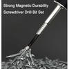 Набор магнитных сверл Slideach High Screwdriver, набор магнитных сверл Slideach, универсальные противоскользящие сверла для электрических отверток, для