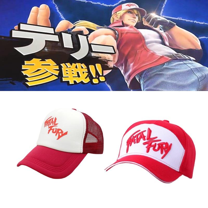 Fatal Fury Терри Богард Вышитая Хлопковая Бейсболка Хип-хоп Стиль