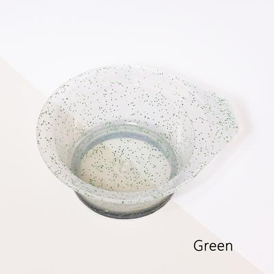 Пластиковый набор мисок для окрашивания волос с антикристальным глиттером, для домашнего окрашивания, стайлинга, DIY, инструмент для стайлинга при окрашивании волос. Специально для париков из натуральных волос