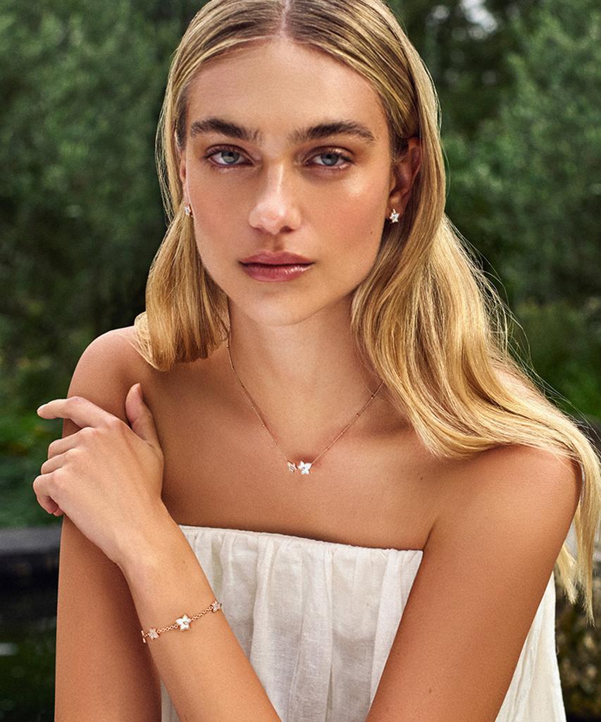 Lola Rose Ivy Mother-Of-Pearl Cubic Multi-Pendant Women'S Bracelet